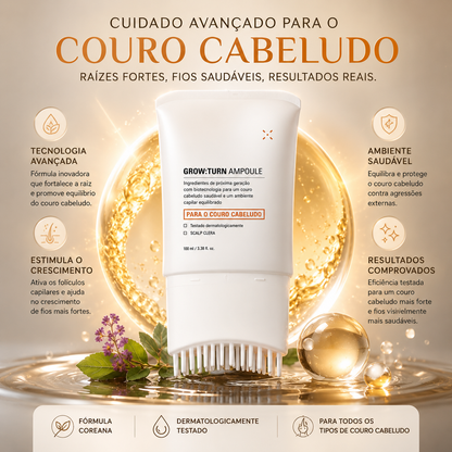 ✨ ScalpBloom™ Ampola de Ativação Capilar [Ritual Coreano Anti-Queda]