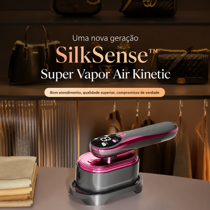 ✨ SilkSense™ Vaporizador Inteligente 2 em 1 [Identifica seu Tecido e Cuida Sozinho]