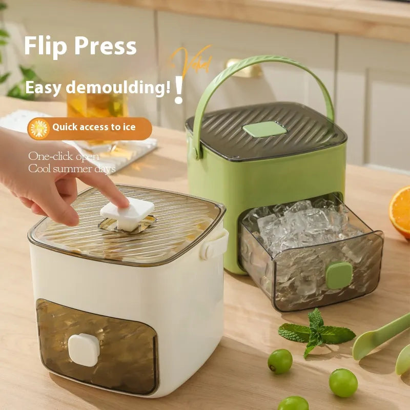 IcePress™ Máquina de Gelo Compacta [O toque final no seu home bar]