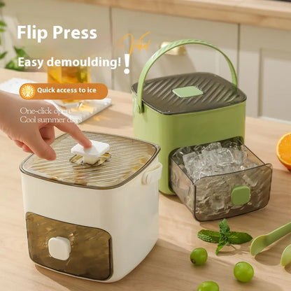 IcePress™ Máquina de Gelo Compacta [O toque final no seu home bar]