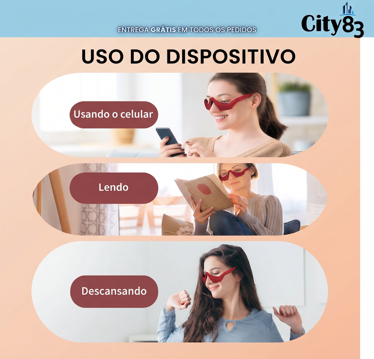 ✨ LumiEyes™ Óculos de Cuidado Ocular [Adeus Olheiras e Bolsas em 10 Minutos]