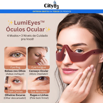 ✨ LumiEyes™ Óculos de Cuidado Ocular [Adeus Olheiras e Bolsas em 10 Minutos]