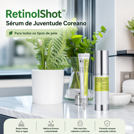 RetinolShot™ Sérum de Juventude Coreano  [Acorde com Uma Pele 10 Anos Mais Jovem]