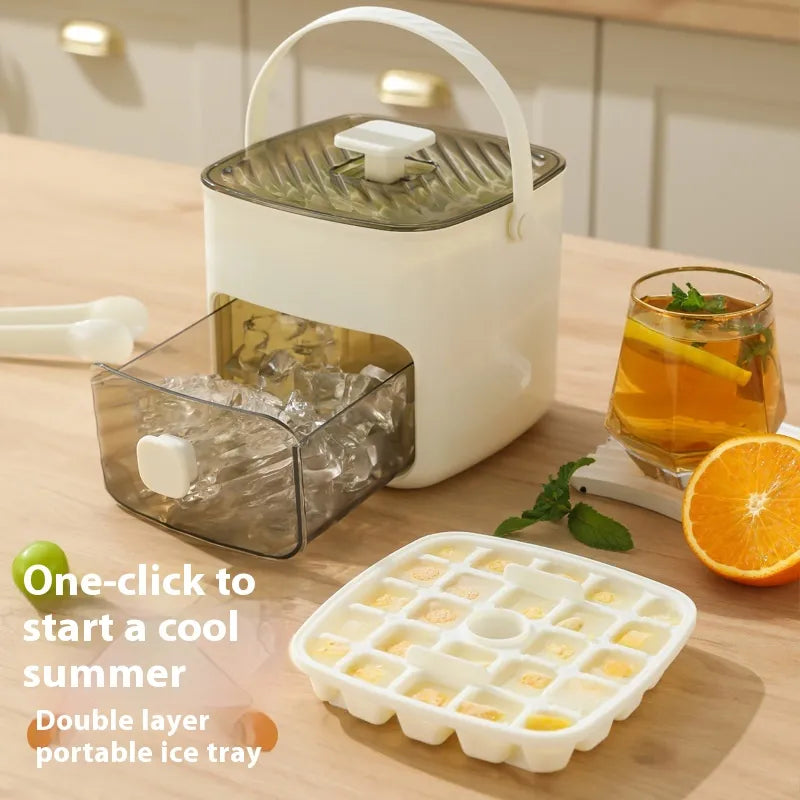 IcePress™ Máquina de Gelo Compacta [O toque final no seu home bar]
