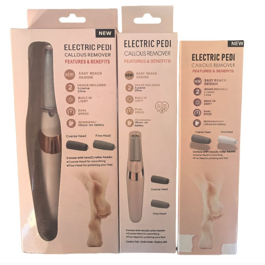 VelvetPedi™ Electric Pedi [Toque de Seda e Conforto]