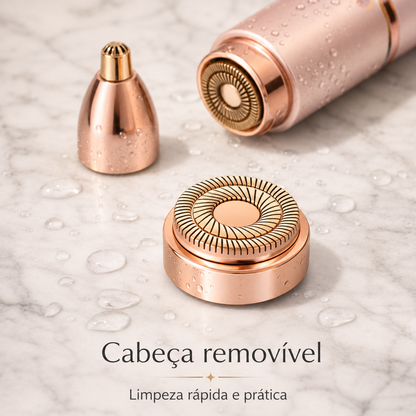 ✨ SilkVeil™ Depiladora Facial 2 em 1 [Adeus Buço, Olá Confiança]
