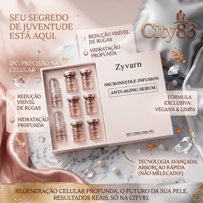 ✨ Zyvarn™ Sérum Microinfusão Anti-envelhecimento [Botox em Casa. Sem Agulha. Sem Médico.]