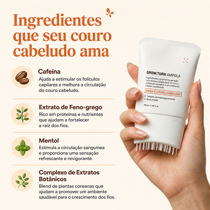 ✨ ScalpBloom™ Ampola de Ativação Capilar [Ritual Coreano Anti-Queda]