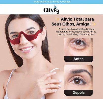 ✨ LumiEyes™ Óculos de Cuidado Ocular [Adeus Olheiras e Bolsas em 10 Minutos]
