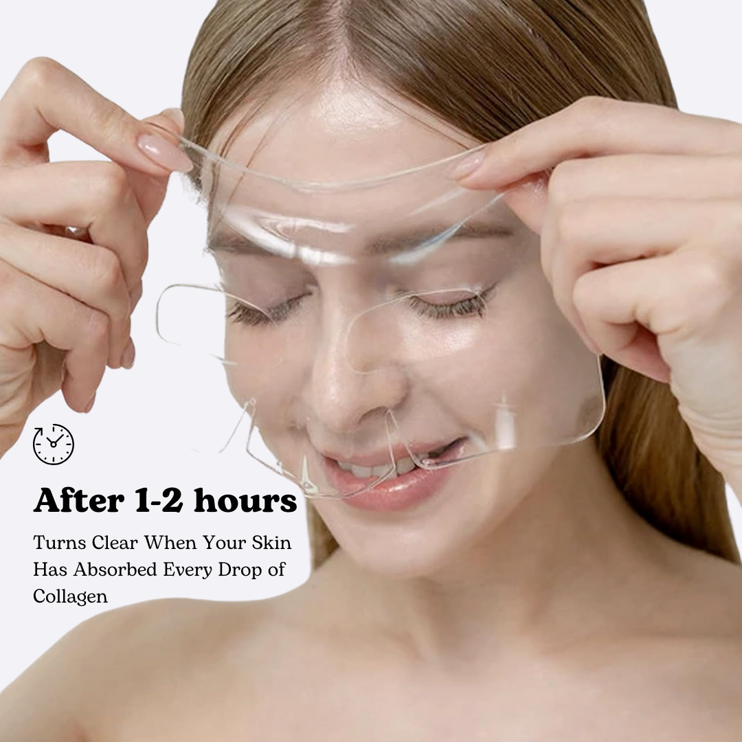 GlassDerm™ Máscara Colágeno Anti-Idade [Pele de Cristal em 2 Horas]
