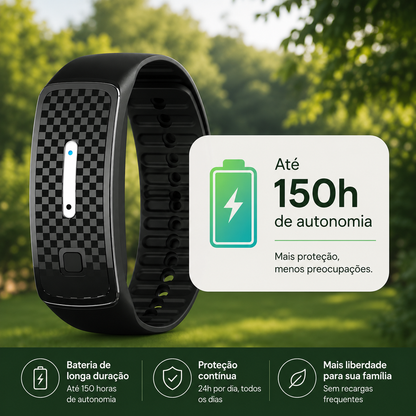 ZumZero™ Pulseira Repelente Ultrassônica [Verão Sem Picadas Para Toda Família]