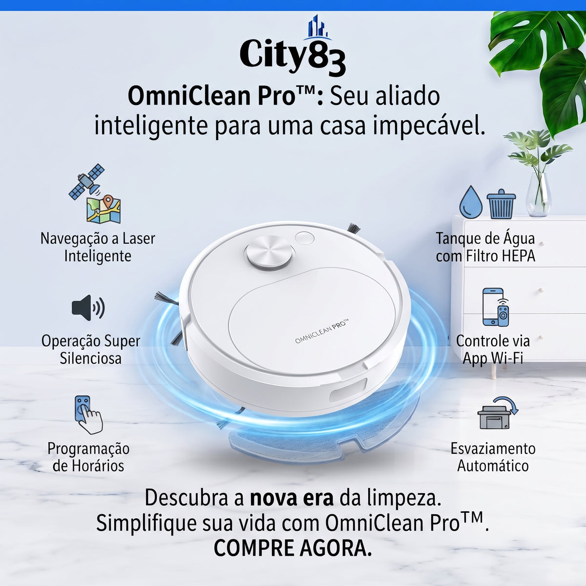 ✨ OmniClean Pro™ | Tecnologia Ultrafina de Alta Performance