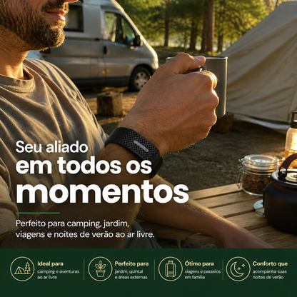 ZumZero™ Pulseira Repelente Ultrassônica [Verão Sem Picadas Para Toda Família]