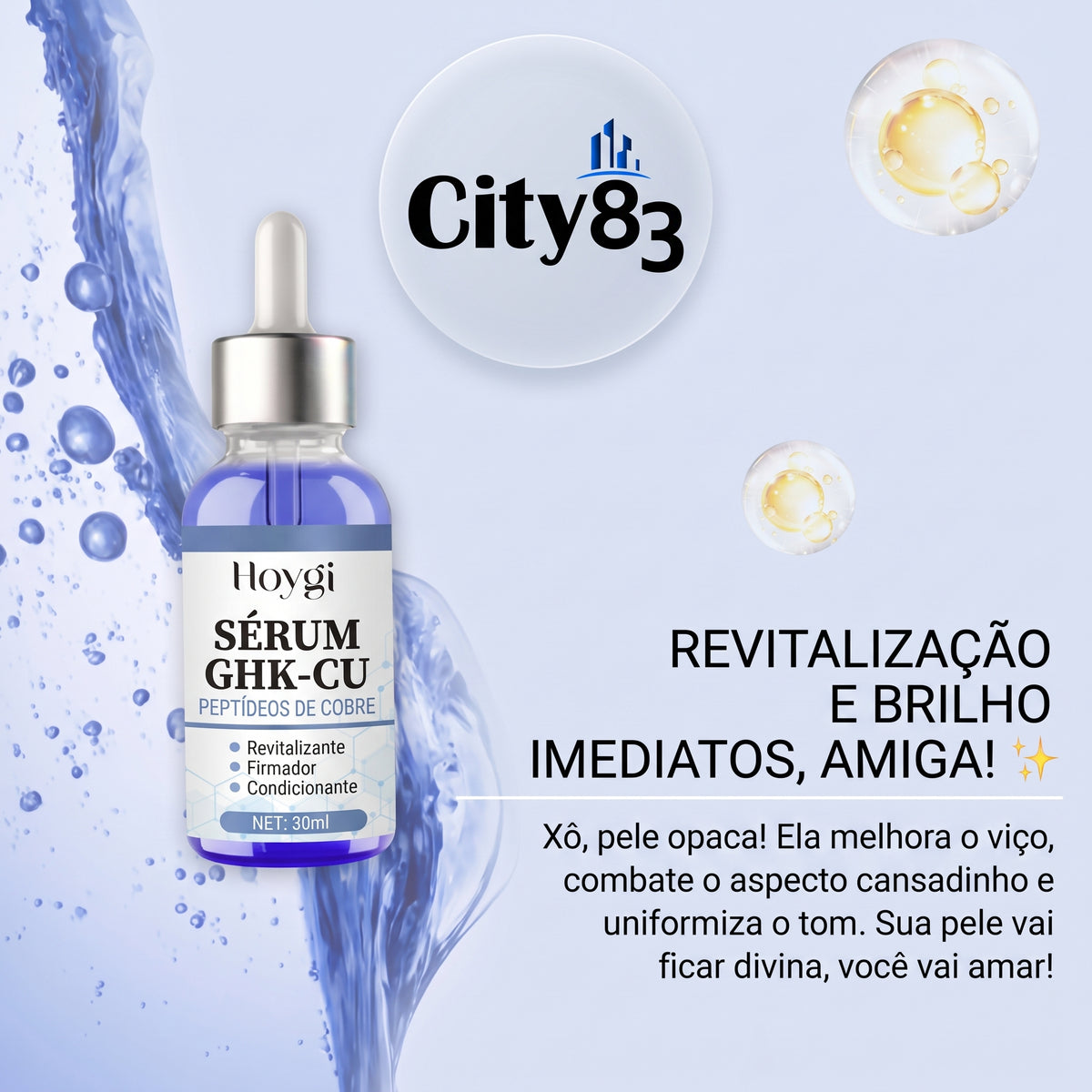✨ Hoygi GHK-Cu™ Elixir Pró-Colágeno [O Segredo da Alta Cosmética para uma Pele de Porcelana]