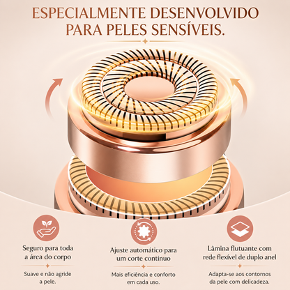 ✨ SilkVeil™ Depiladora Facial 2 em 1 [Adeus Buço, Olá Confiança]