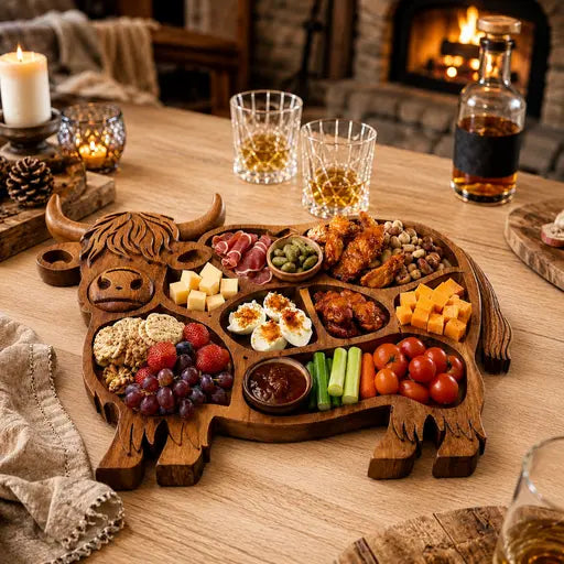 RusticBoard™ Tábua de Charcutaria em Madeira [Frios Perfeitos]