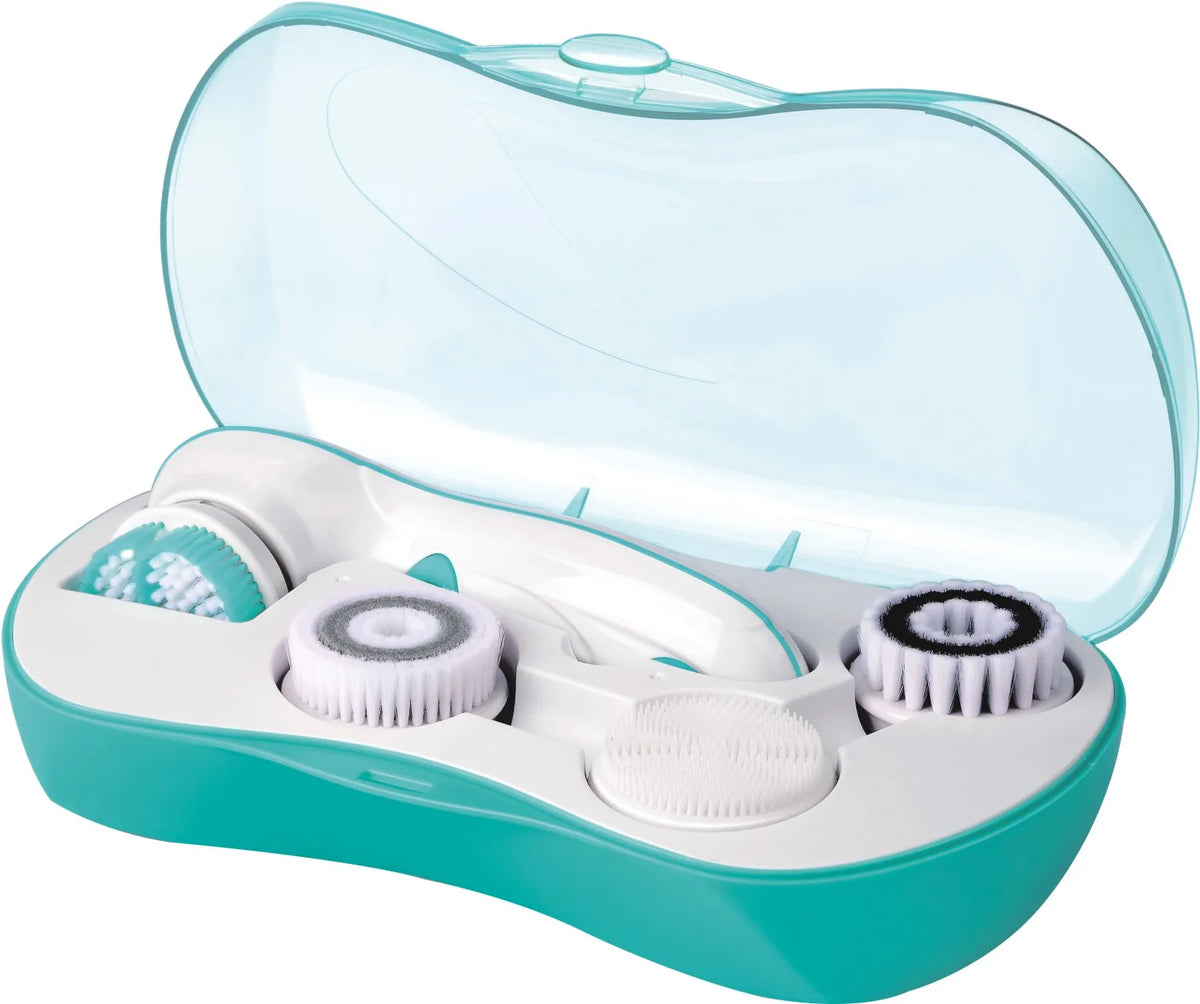 ✨ DermaSonic™ Escova Facial Multifuncional 5 em 1 [Limpeza Profunda Sem Agressão]