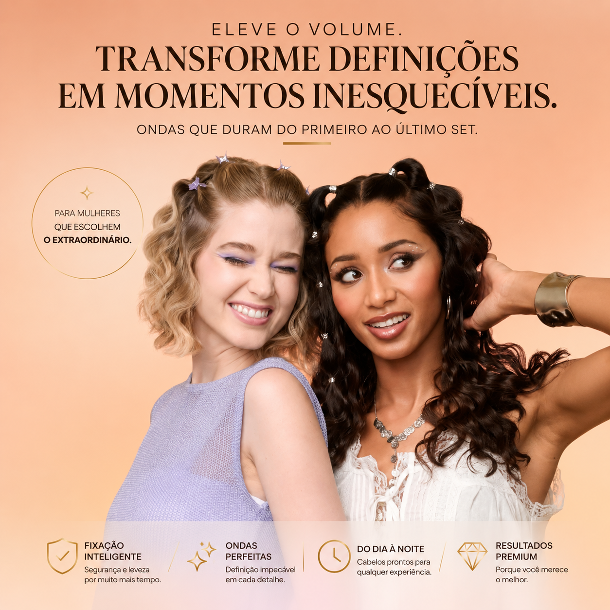 WavePro™ Modelador de Cachos Volumosos [Um Movimento. Cachos Perfeitos.]