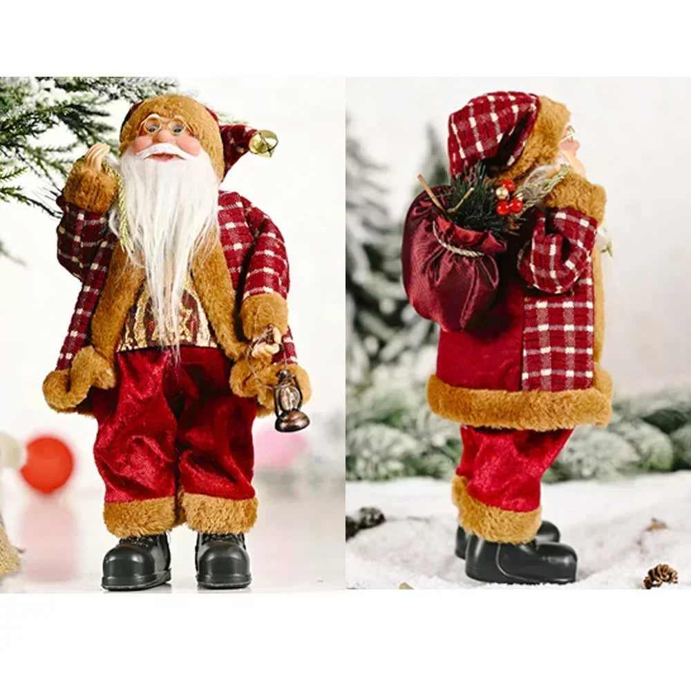 Boneco de Natal Artesanal para Mesa, Rack e Árvore 41cm