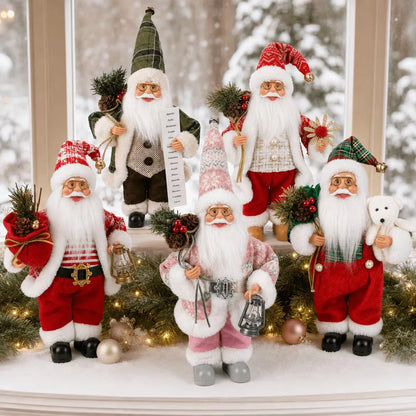 Presença Mágica: Estatueta Papai Noel Premium (40cm)