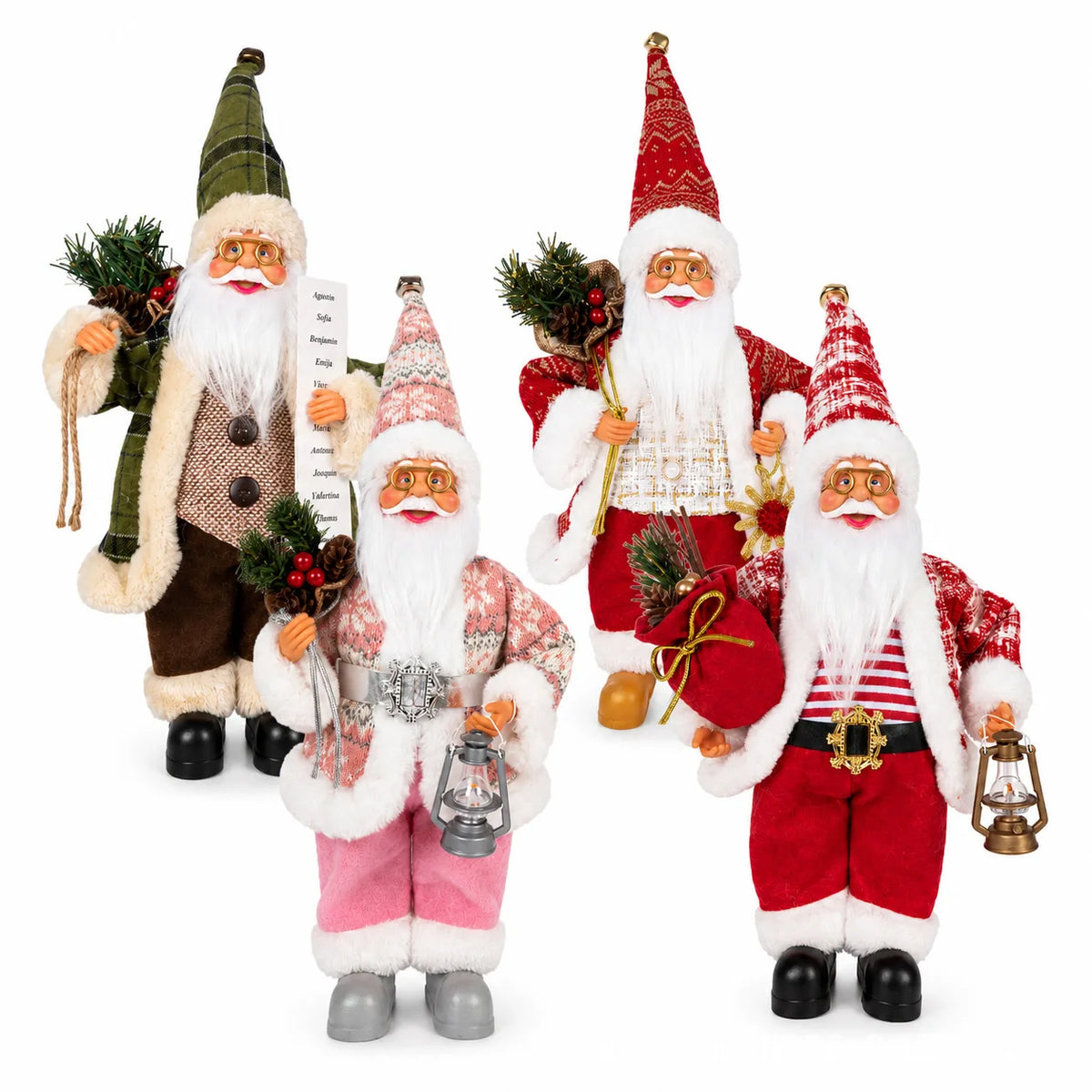 Presença Mágica: Estatueta Papai Noel Premium (40cm)