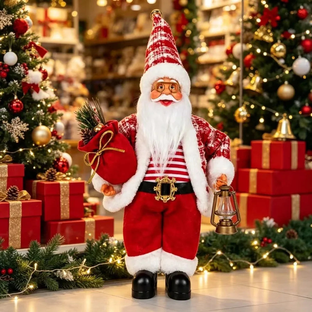 Presença Mágica: Estatueta Papai Noel Premium (40cm)