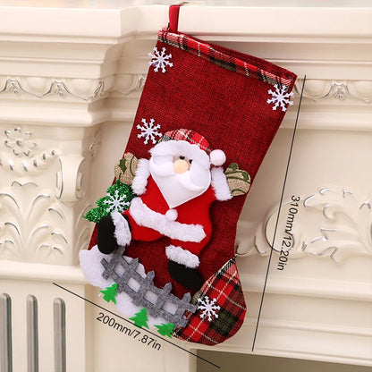 Magia na Manhã de Natal: Kit 4 Botas Decoradas 3D