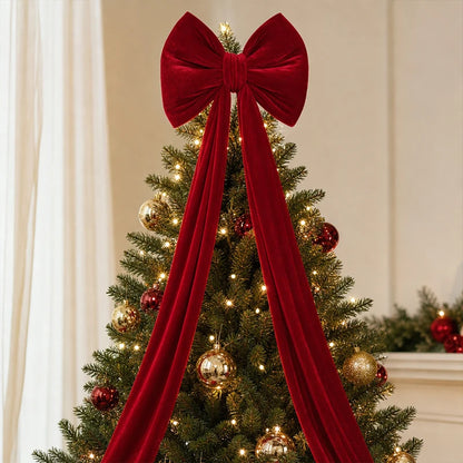 O Grande Destaque: Laço Gigante Luxuoso de Natal