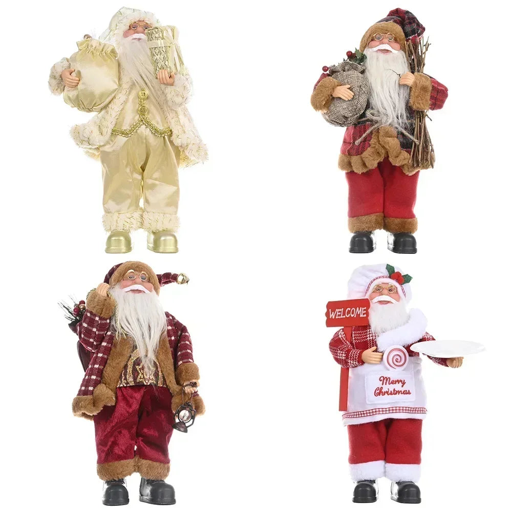 Boneco de Natal Artesanal para Mesa, Rack e Árvore 41cm