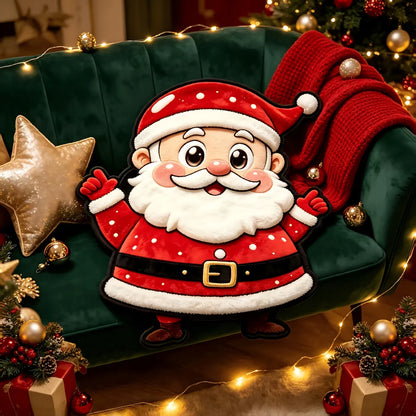 Abraço de Natal: Manta Soft Ultra Macia com Estampa Papai Noel