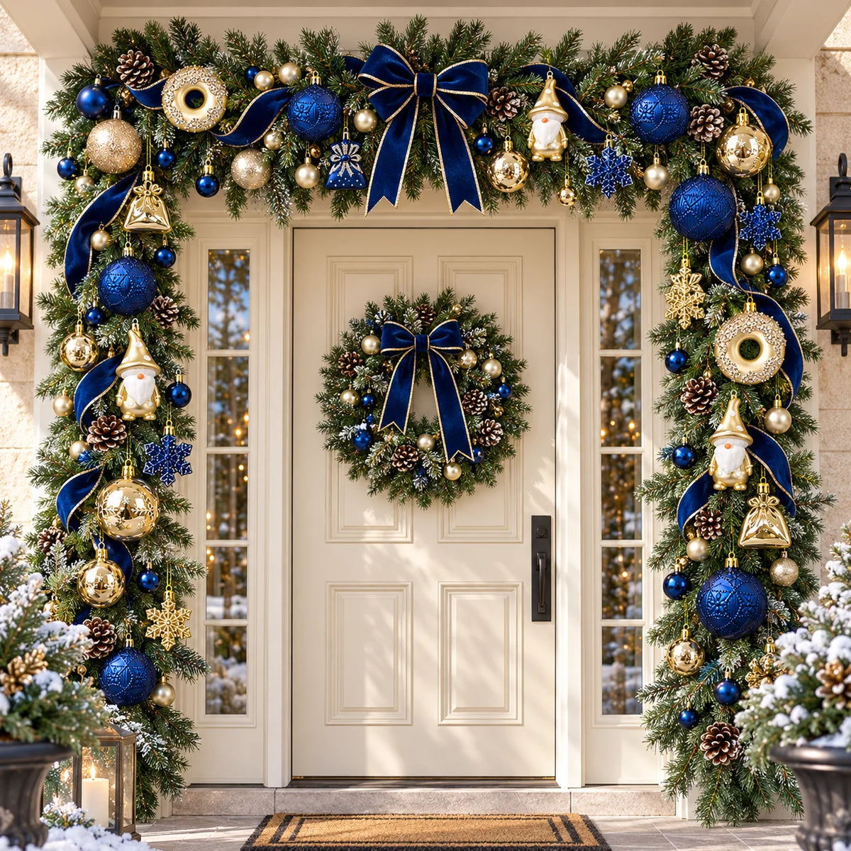 Encanto Real de Natal: Kit 60 Pingentes Decorativos em Caixa Organizadora