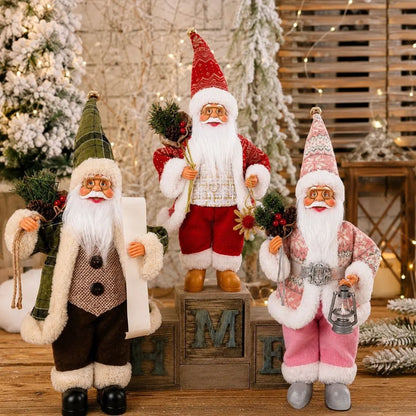 Presença Mágica: Estatueta Papai Noel Premium (40cm)