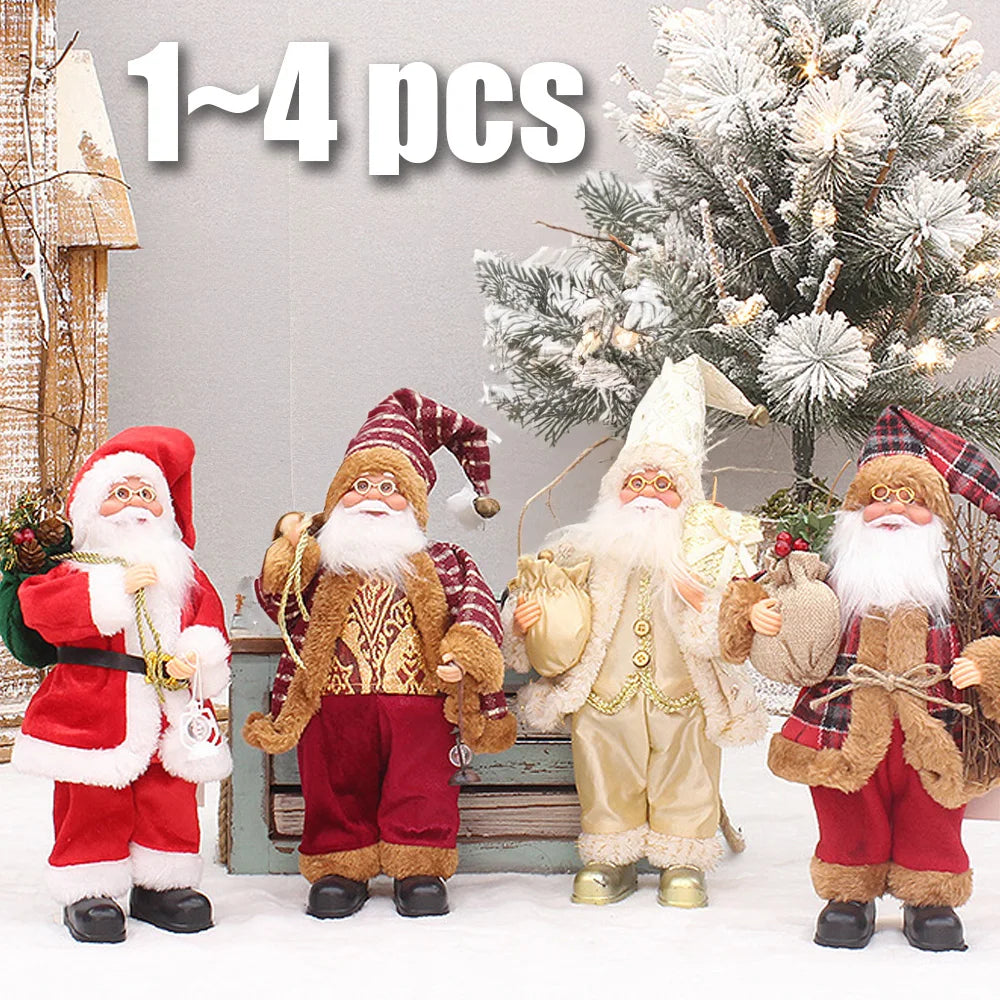 Boneco de Natal Artesanal para Mesa, Rack e Árvore 41cm