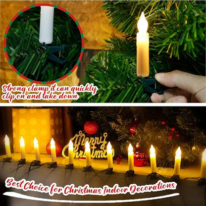 Magia Tradicional: Velas Decorativas em LED com Clipe