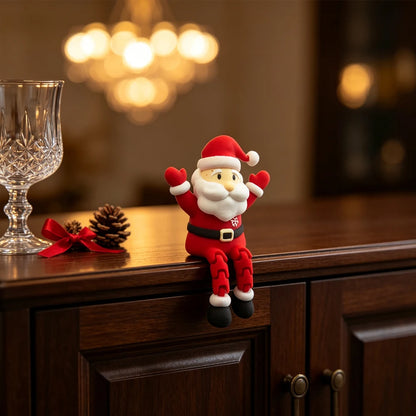 Enfeite Decorativo Papai Noel de Borda - Coleção Mini Encanto