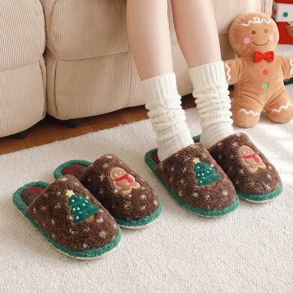Passos Mágicos: Pantufa Natalina de Pelúcia Super Macia