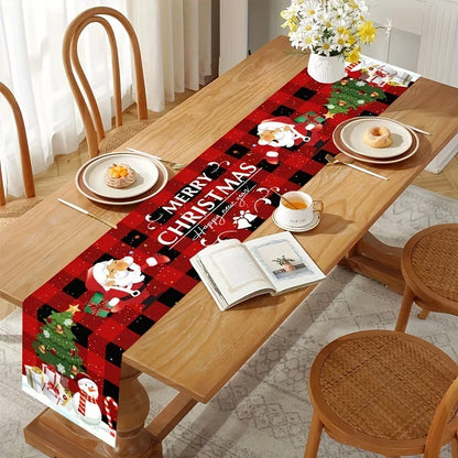 Celebração em Família: Trilho de Mesa Temático para Ceia de Natal
