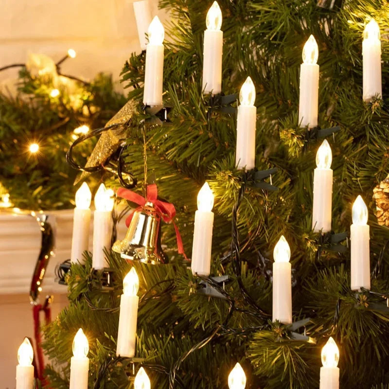 Magia Tradicional: Velas Decorativas em LED com Clipe