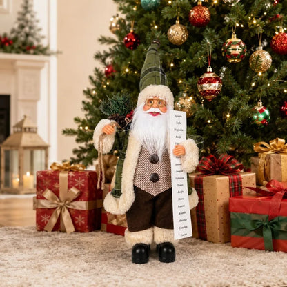 Presença Mágica: Estatueta Papai Noel Premium (40cm)