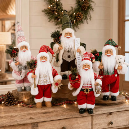 Presença Mágica: Estatueta Papai Noel Premium (40cm)
