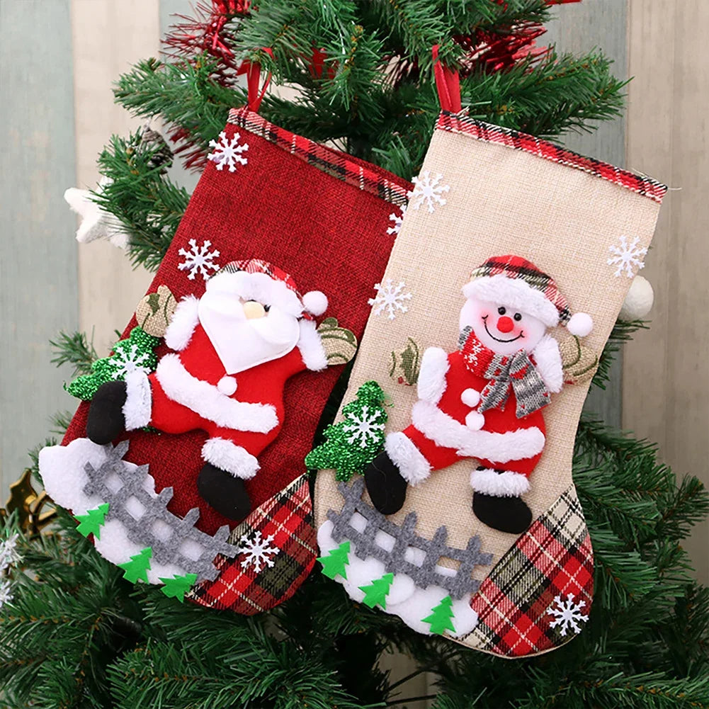 Magia na Manhã de Natal: Kit 4 Botas Decoradas 3D