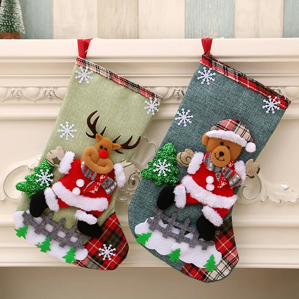 Magia na Manhã de Natal: Kit 4 Botas Decoradas 3D