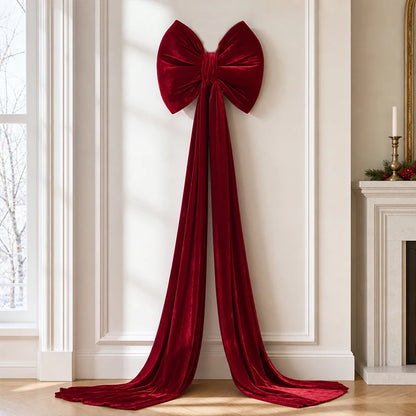 O Grande Destaque: Laço Gigante Luxuoso de Natal