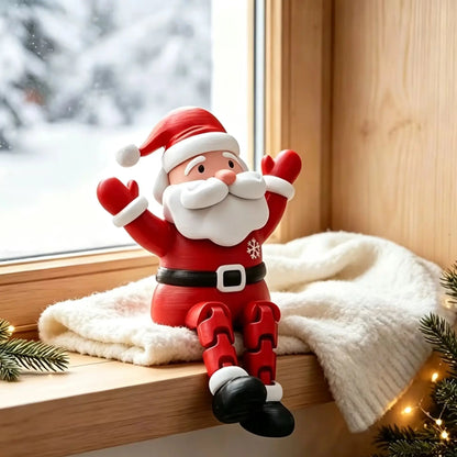 Enfeite Decorativo Papai Noel de Borda - Coleção Mini Encanto