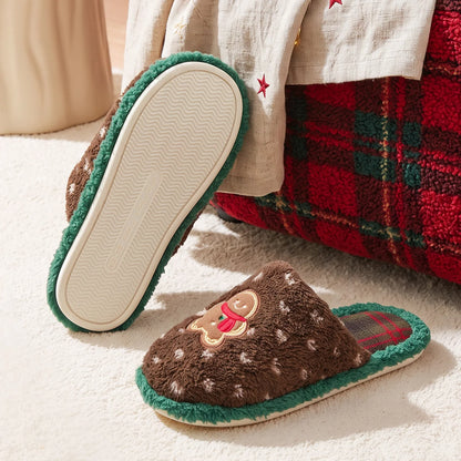 Passos Mágicos: Pantufa Natalina de Pelúcia Super Macia