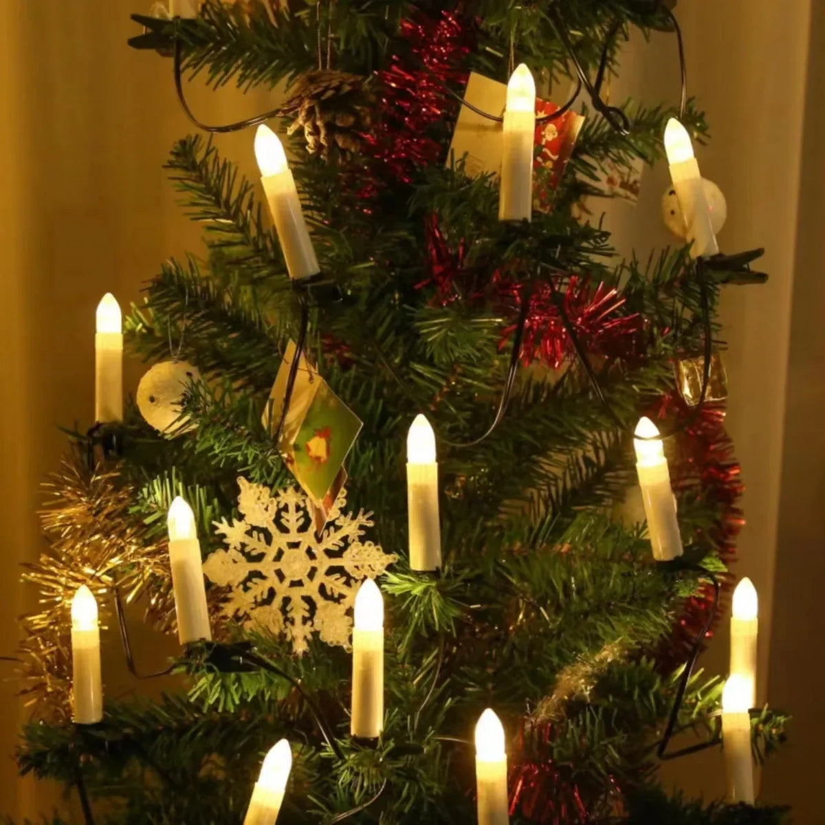 Magia Tradicional: Velas Decorativas em LED com Clipe