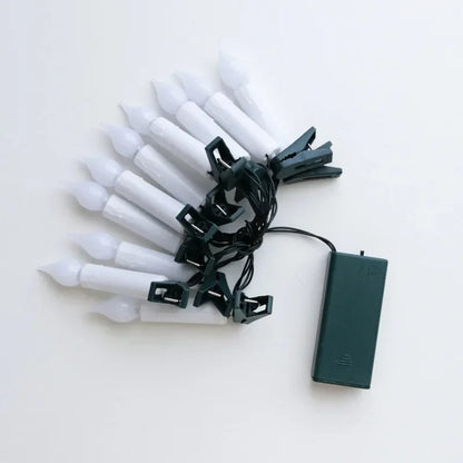 Magia Tradicional: Velas Decorativas em LED com Clipe