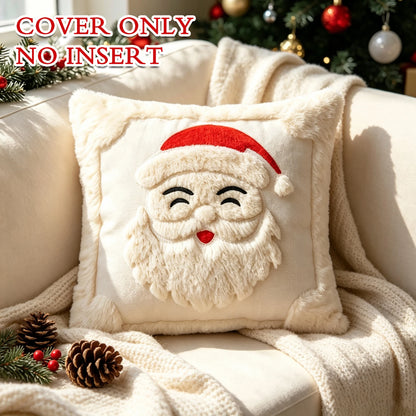 Capa Decorativa Premium - Coleção Natal Bordado 3D