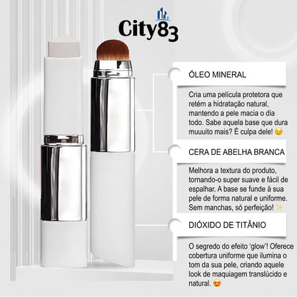 ✨ SeoulGlow™ Base Stick Coreana [Pele de Vidro em Um Passe]