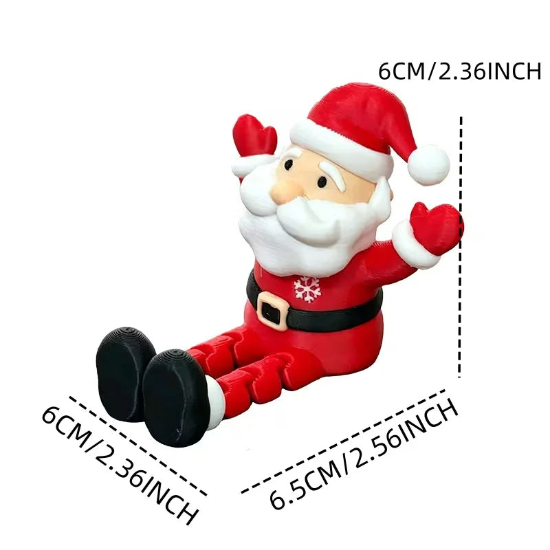 Enfeite Decorativo Papai Noel de Borda - Coleção Mini Encanto